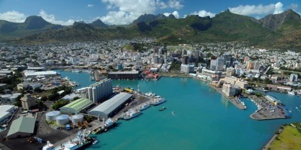 Aerial view of Mauritius Freeport representing GBL1, GBL2 and offshore trust structures
